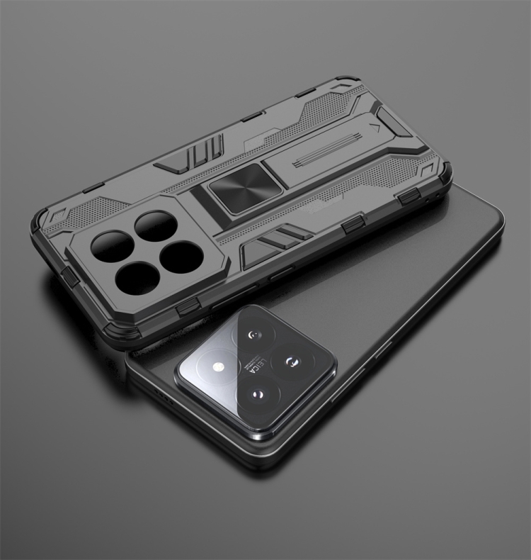 For Xiaomi 14 Pro Supersonic Armor PC Hybrid TPU Phone Case(Blue) - 3