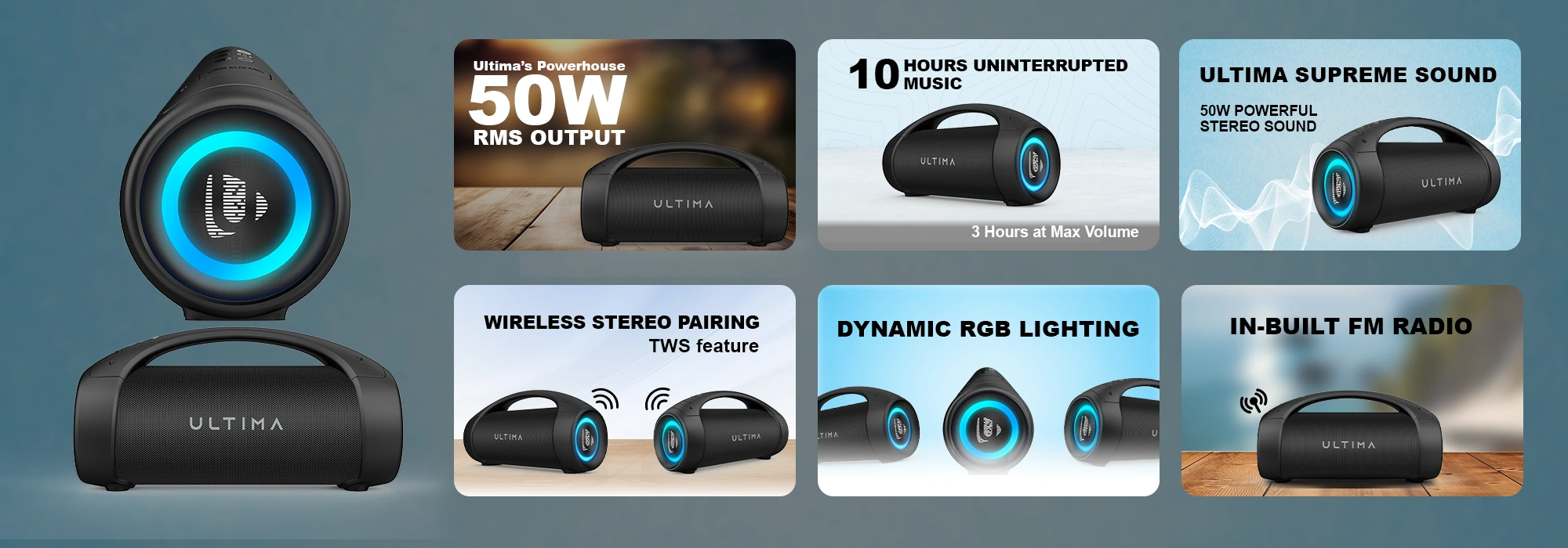 Ultima Soundbox S50 Speaker 19 specs - ULTIMA