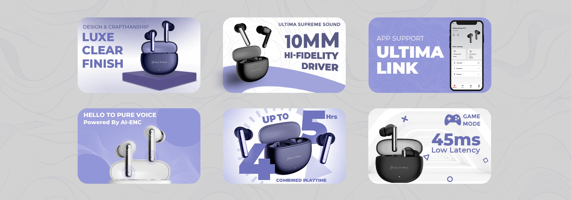 Ultima Boom 311 Earbuds 89 specs - ULTIMA