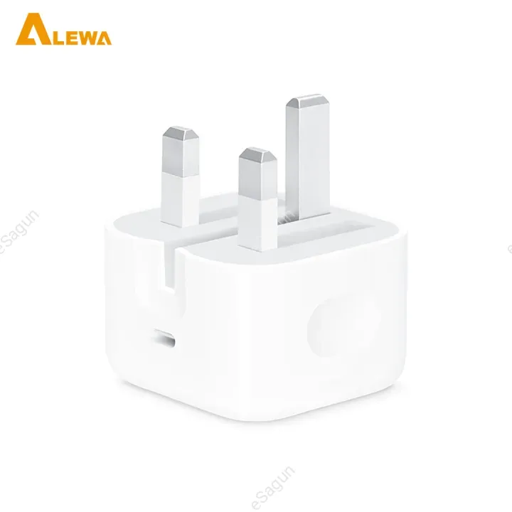 Alewa 3 Pin 20W Type C PD Charger GaN | 79 Grams | 6 Months Replace Warranty