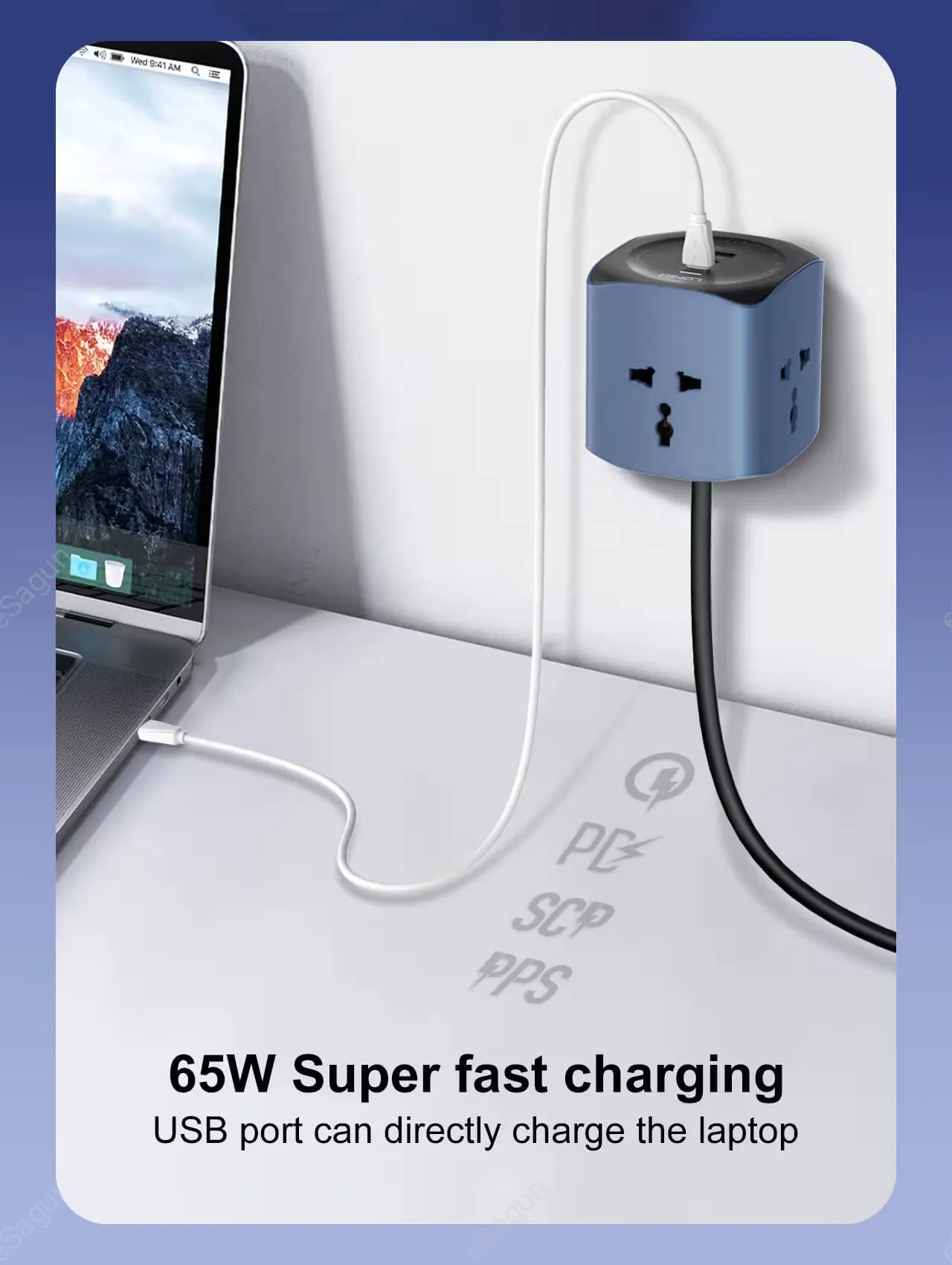 LDNIO SC3319 65W Desktop Charger 6-in-1 Power Socket Adapter Nepal