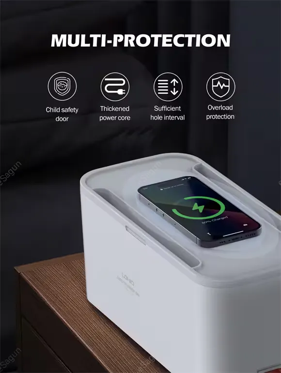 LDNIO SN5311W Smart Power Strip with Wireless Charging 15W USB PD QC Nepal_13