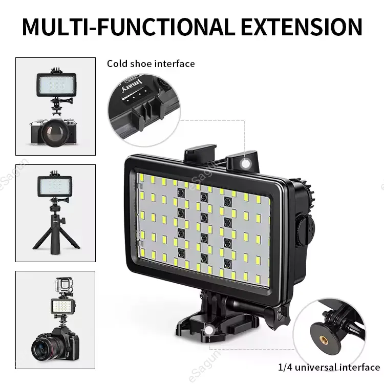 Jmary FM-72RGB Waterproof RGB LED Video Fill Light