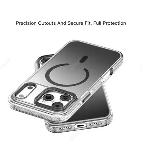 Magnetic Dual Color Smote Matte case with anti-yellowing for iPhone 17 Pro Mac