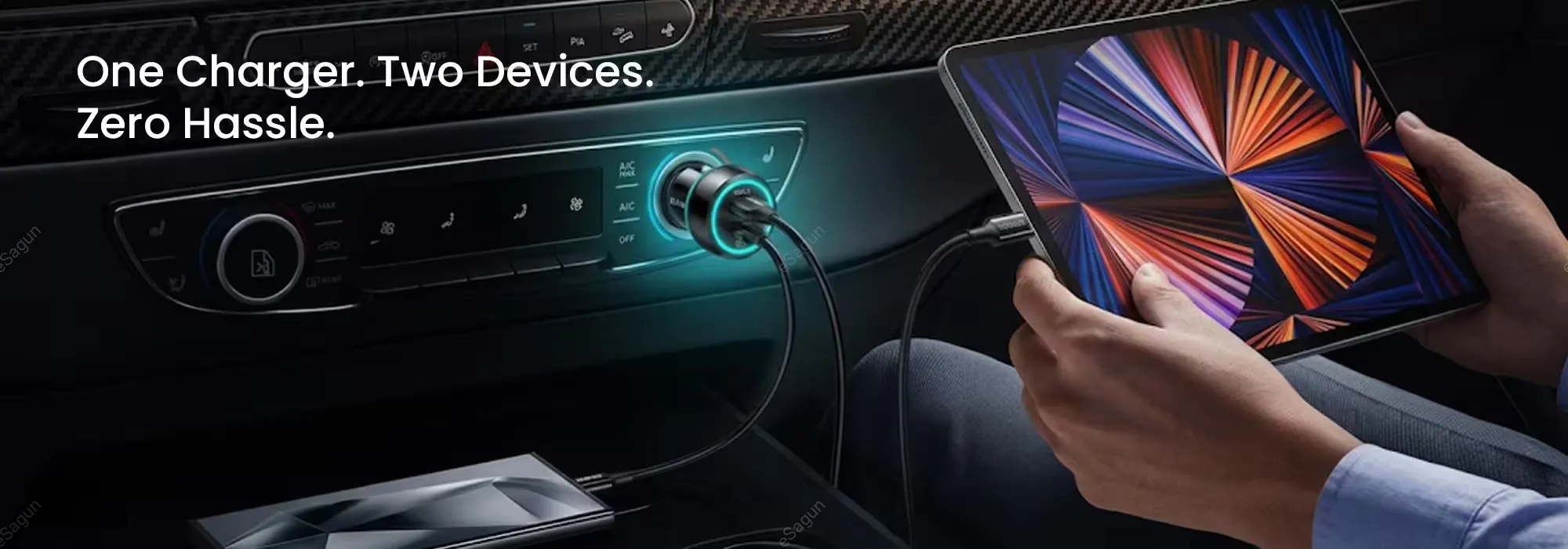 Ultima Rapid 75W PD QC Car Charger Adapter Price in Nepal | Fast Car Charger