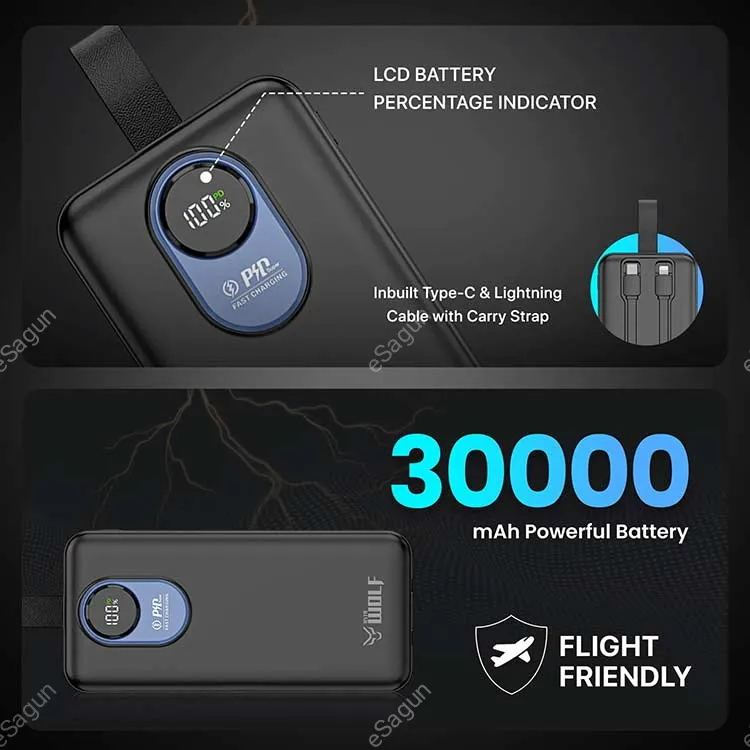 Asta Wolf Rapid 30000mAh Power Bank 