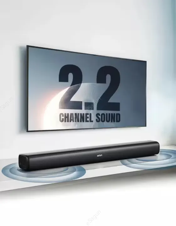 Mivi Fort R130 130W Bluetooth Soundbar with Dual Built-in Subwoofers