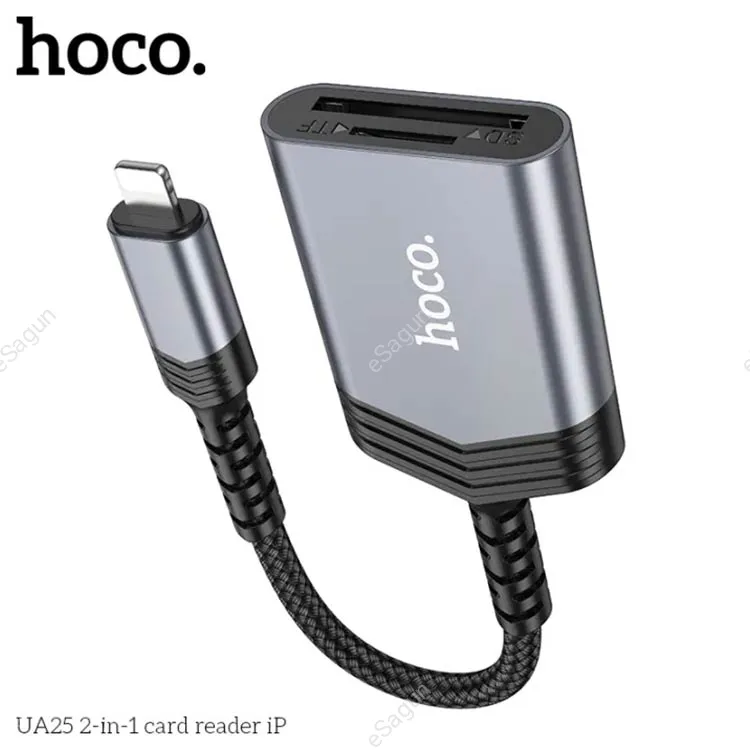 Hoco Ua25 2-In-1 Card Reader Iphone