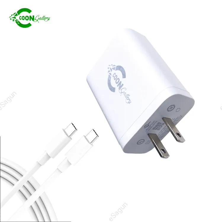 COON CO102 Multi Protocol Superfast Charging USB C Power Adapter With USB C To USB C Fast Charging Cable