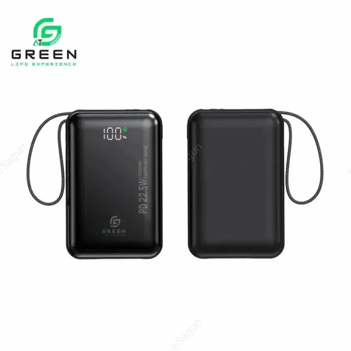 Green Turbo Mini Power Bank 20000mAh