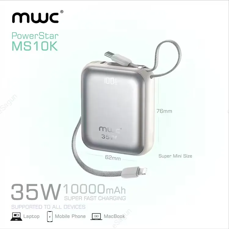 MWC PowerStar MS10K 35W fast charging power bank