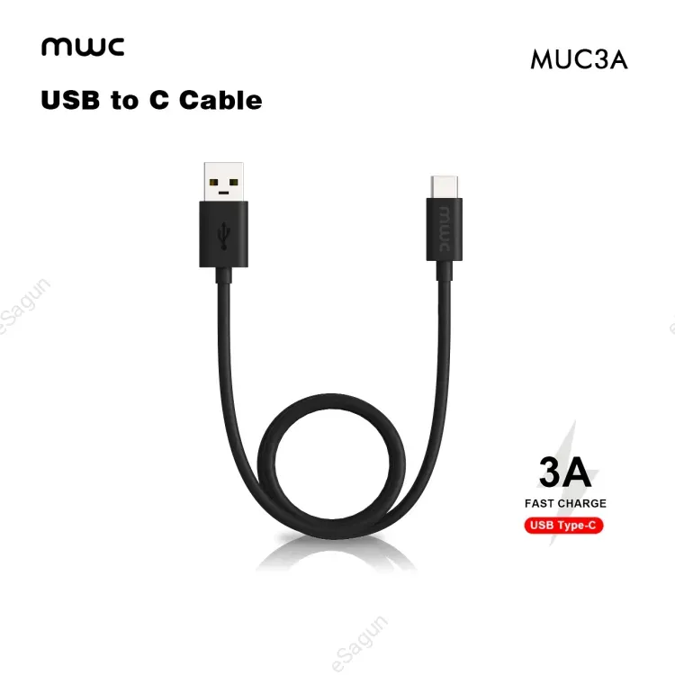 MWC USB To Type-C Super Fast Charging Cable | USB 3.1 | 20V/3A | 60W | MUC-3A