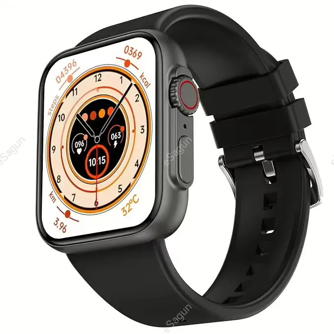 Fire-Boltt Gladiator 1.96" Biggest Display Smart Watch with Bluetooth Calling, Voice Assistant &123 Sports Modes, 8 Unique UI Interactions, SpO2