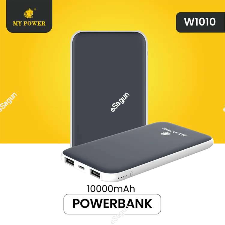 My Power W1010 Powerbank 10000mAh Battery With One Year Warranty