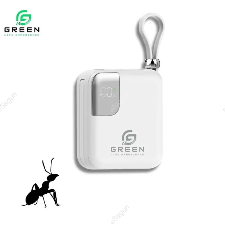 Green Mini Thunder Small Size Power Bank 10000mAh