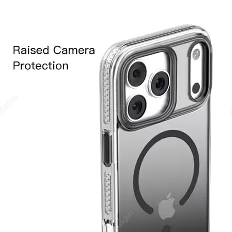 Magnetic Dual Color Smote Matte case with anti-yellowing for iPhone 17 Pro Mac