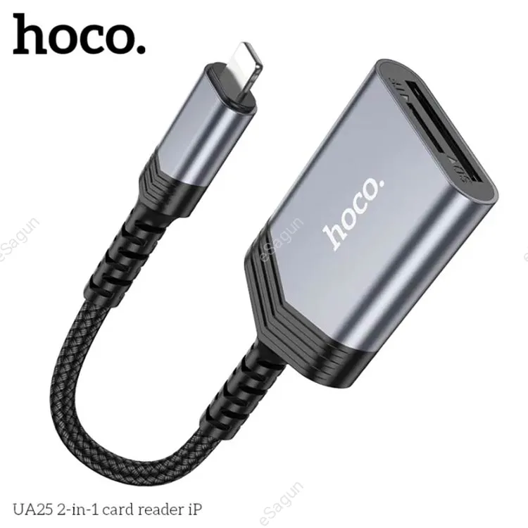 Hoco Ua25 2-In-1 Card Reader Iphone