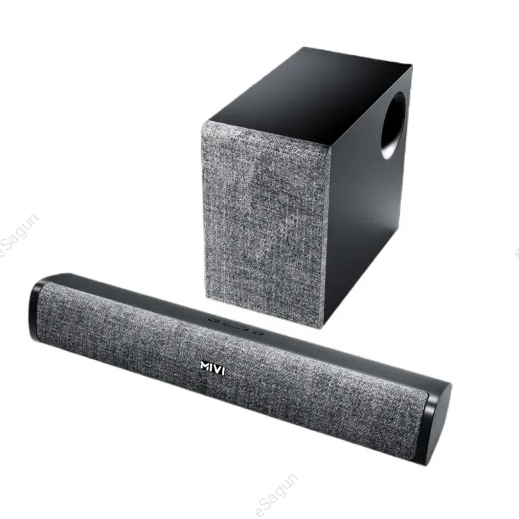 Mivi Fort S36 Soundbar With Subwoofer | 2.1 Channel | BT V5.3 | 36 W Bluetooth Soundbar | Rich Bass |