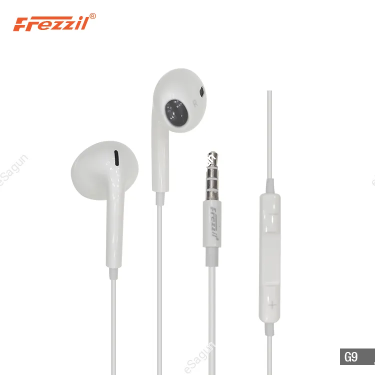 Frezzil G9 3.5 MM Jack Earphone With Comfortable Earpiece and Flexible Soft Wire