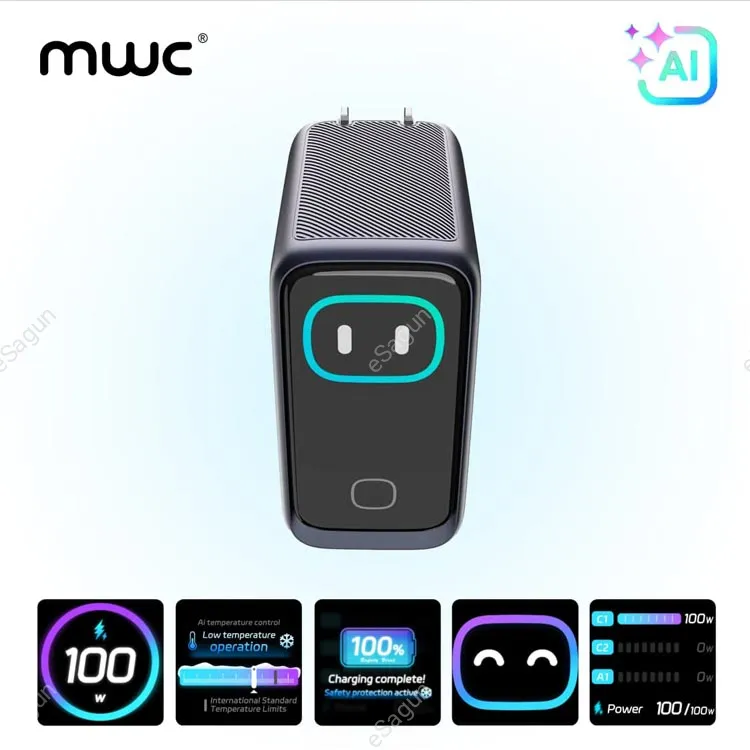 MWC GaNForce 100 Pro (MGF100) 100W GaN Fast Charger in Nepal