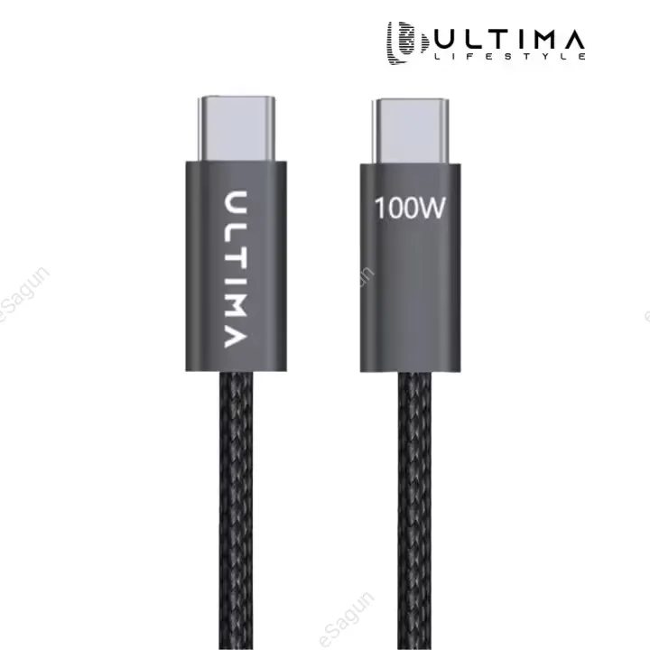 Ultima Flow 100W USB-C to USB-C Fast Charging Cable
