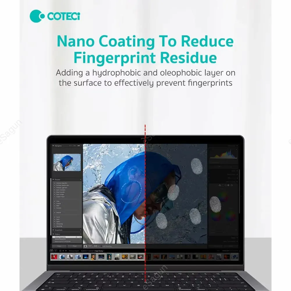 COTECi HD Eye Protection Protective Film For Macbook Pro 16"