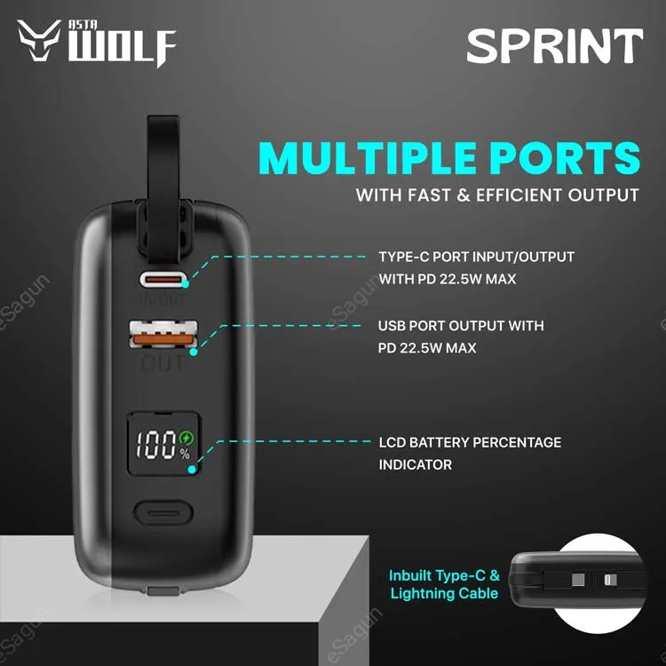Asta Wolf Sprint Power Bank