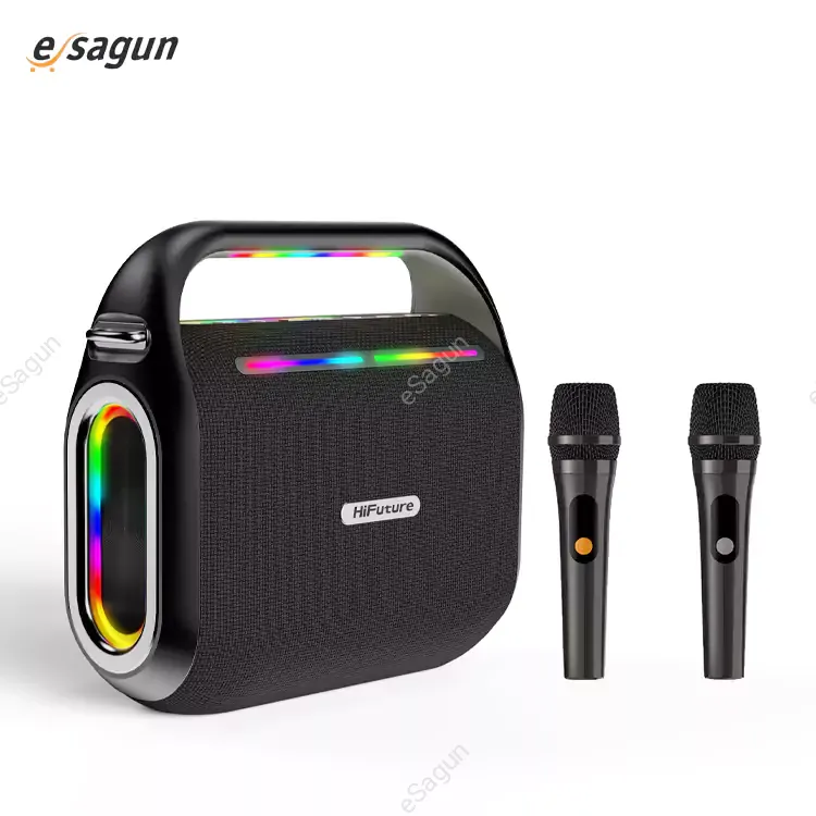 HiFuture MusicBox 200 | TWS Karaoke Bluetooth Speaker | 100W Output | Built-In-Powerbank | RGB Lighting