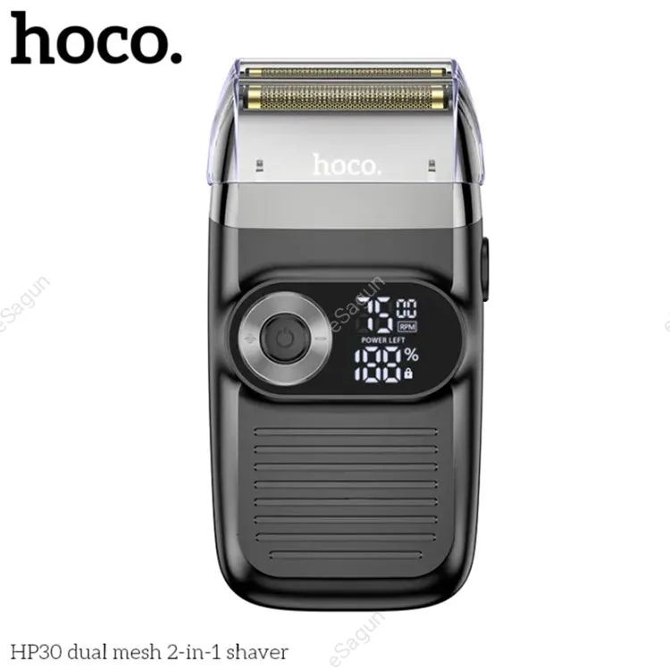 Hoco HP30 Double Mesh Electric Shaver Adjustable Speed In 3 Levels