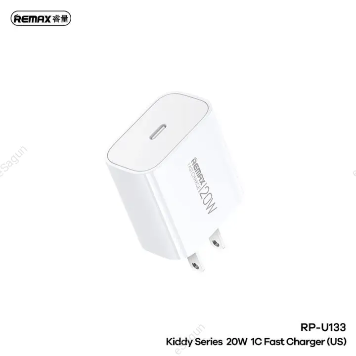 Remax RP-U133 Compact 20W Fast Charger USB C Port