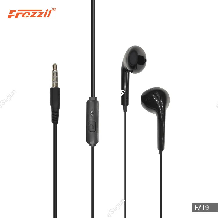 Frezzil FZ19 3.5 MM Jack Earphone With Mic Universal Bass