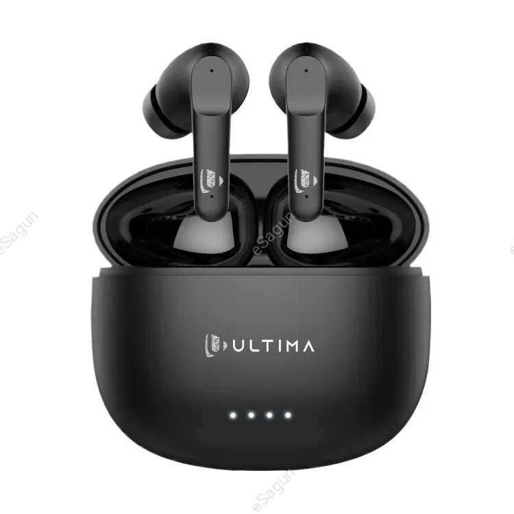 Ultima Atom 520 Pro Earbuds With 45Hrs Playtime| Game Mode(60ms)| Quad Mic| IPX5 Rated| Loud Sound &amp; Deep Bass| Type-C Charging Port Wireless Earbuds