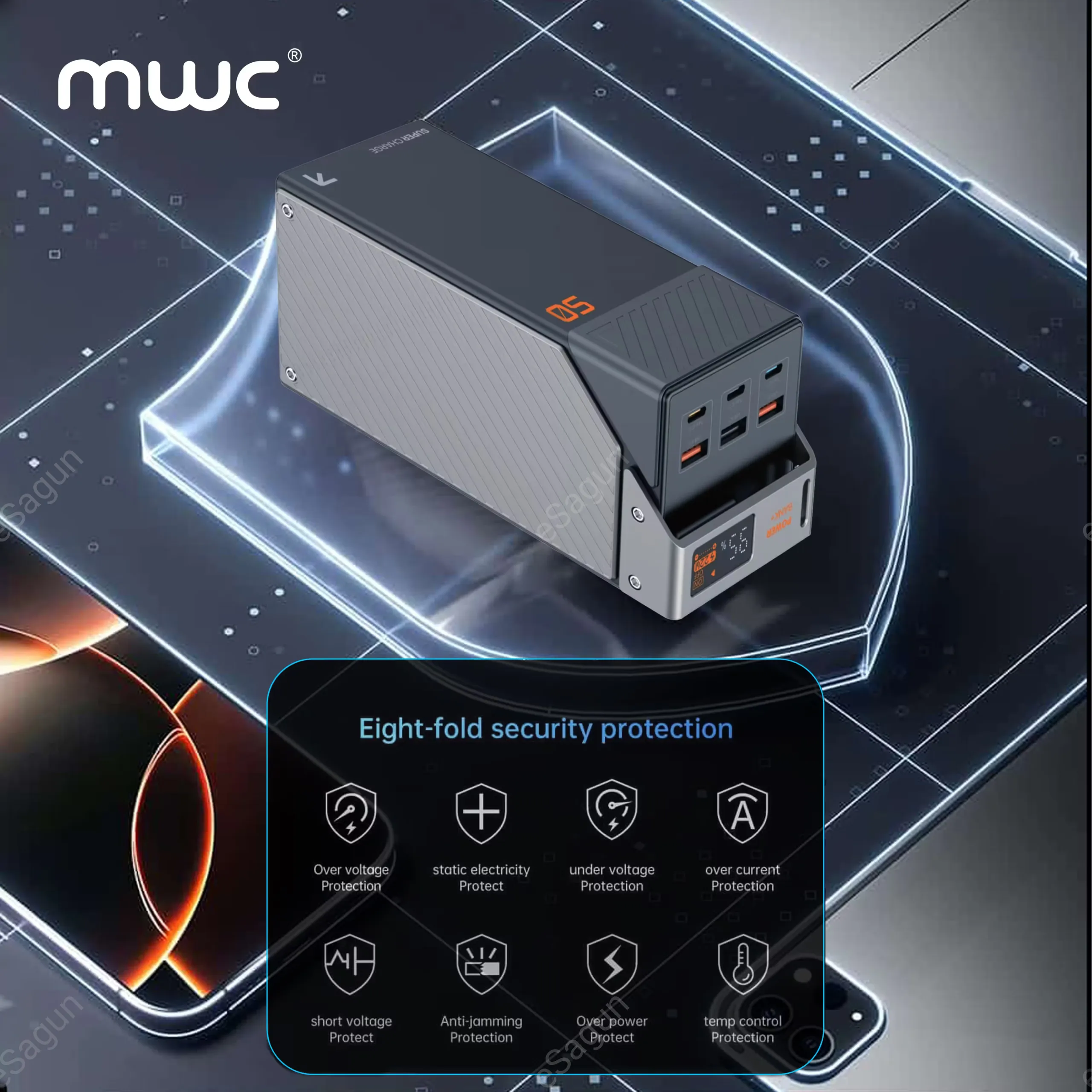 MWC PowerPulse MP50K 65W 50,000 mAh Powerbank