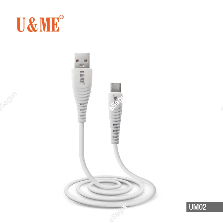 U & ME UM-02 Type C Flexible Soft Data Cable