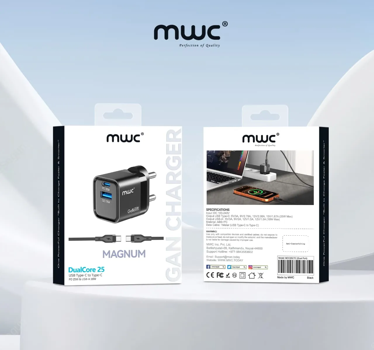 MWC Magnum 25W GaN Charger common1