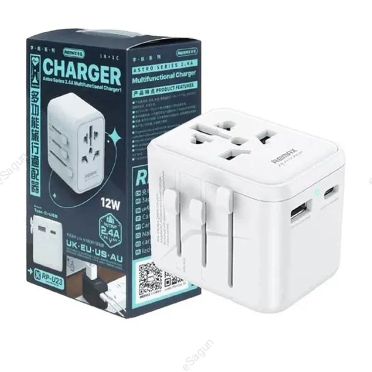 Remax RP-U23 Astro Series Universal Travel Charger