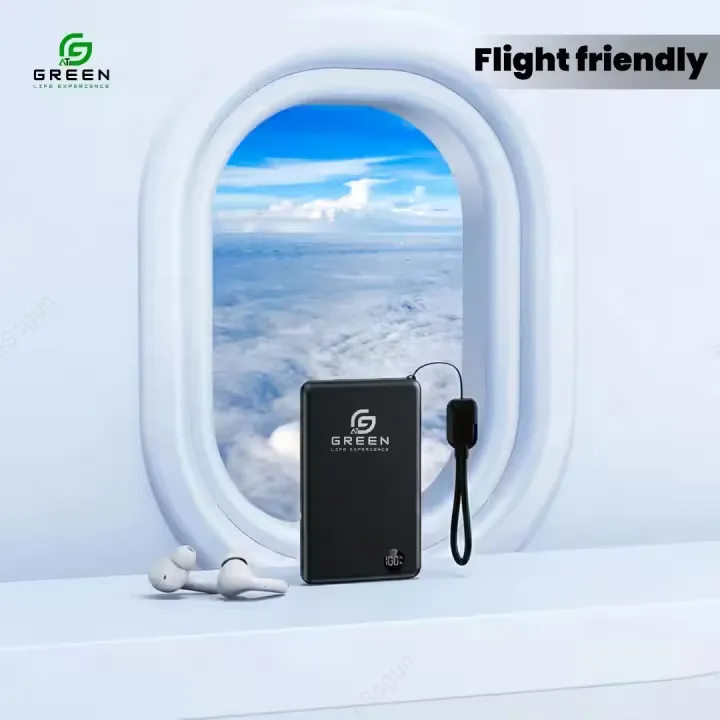Green MagFlex Magnetic Power Bank 10000mAh 22.5W Fast Charging Nepal